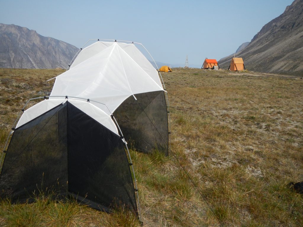 Malaise trap in Auyuittuq National Park