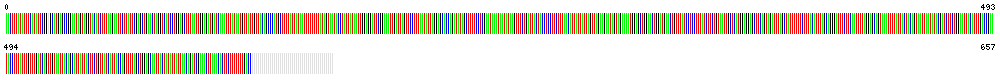 Visual representation of DNA barcode sequence for Stalk Eyed Fly