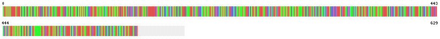 Visual representation of DNA barcode sequence for Strepsiptera